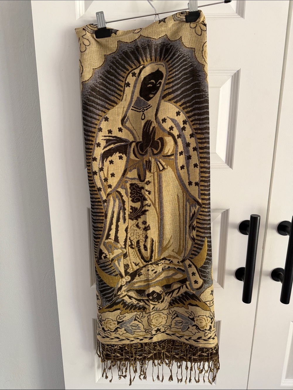 Our Lady of Guadalupe pashmina scarf